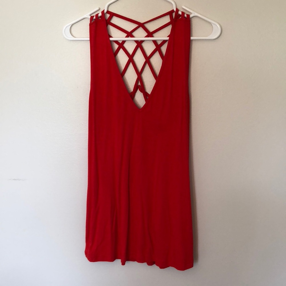 Never worn summer tank BKE Red